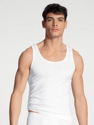 CALIDA Unterhemd T-Shirt Herren Natural Benefit Athletic-Shirt weiß