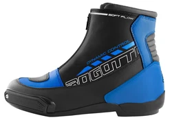 Bogotto Lap Motorradschuhe Motorradstiefel Blau/Hellblau