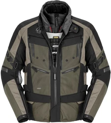 SpiDi Motorradjacke 4 Season Evo H2Out Dunkelgrün/Khaki/Grau/Braun/Beige/Grün
