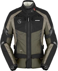 SpiDi Motorradjacke 4 Season Evo H2Out Damen Khaki/Dunkelgrün/Grau/Beige