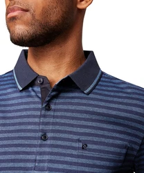 Pierre Cardin Langarm-Poloshirt 1/1 PoloKN Dunkelblau/Lila/Blau