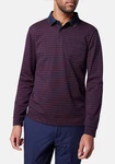 Pierre Cardin Langarm-Poloshirt 1/1 PoloKN Lila/Rot/Dunkelrot/Bordeaux/Dunkelblau
