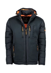 Geographical Norway Winterjacke BEACHWOOD Dunkelblau/Orange/Schwarz