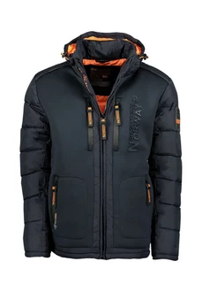 Geographical Norway Winterjacke BEACHWOOD Dunkelblau/Orange/Schwarz