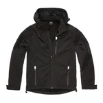Brandit Outdoorjacke Softshell Jacke Hurricane Schwarz/Grau
