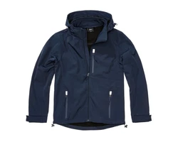 Brandit Outdoorjacke Softshell Jacke Hurricane Dunkelblau/Hellblau