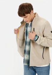 camel active Jacke und Sweatshirt Beige/Khaki