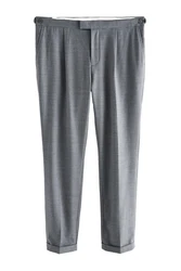 Next Stoffhose Strukturierte Anzughose (1-tlg) Grau/Hellgrau/Dunkelgrau