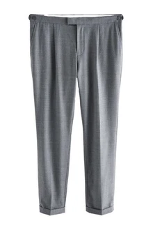 Next Stoffhose Strukturierte Anzughose (1-tlg) Grau/Hellgrau/Dunkelgrau