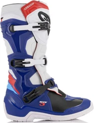 Alpinestars Tech 3 Motocross Stiefel Hellblau/Blau