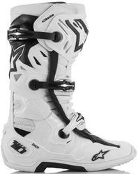 Alpinestars Tech 10 Supervented Motocross Stiefel Weiß/Grau