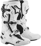 Alpinestars Tech 10 Supervented Motocross Stiefel Weiß/Grau