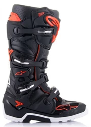 Alpinestars Tech 7 Enduro Stiefel Rot/Grau/Orange/Schwarz