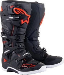 Alpinestars Tech 7 Enduro Stiefel Rot/Grau/Orange/Schwarz