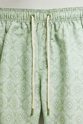 Next Badeshorts mit Print Weiß/Grün/Hellgrün/Hellblau/Dunkelgrün