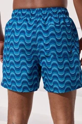 Next Badeshorts mit Print Blau/Dunkelblau