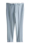 Next Anzughose Strukturierte Tailored Fit Anzughose (1-tlg) Hellblau/Blau/Grau