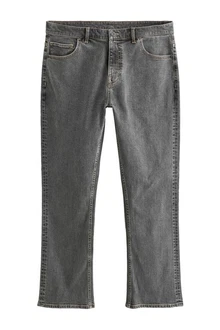 Next Bootcut-Jeans Classic mit Stretch Hellgrau/Khaki/Grau/Dunkelgrau