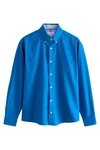 Next Langarmhemd Oxfordhemd Blau/Hellblau/Dunkelblau
