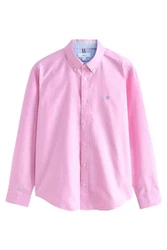 Next Langarmhemd Oxfordhemd Rosa