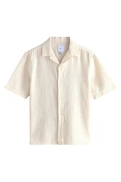 Kurzarmhemd Kurzarmshirt Waffelstruktur aus 100% Baumwolle (1-tlg)