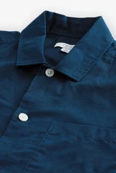 Next Langarmhemd Hellblau/Dunkelblau/Blau