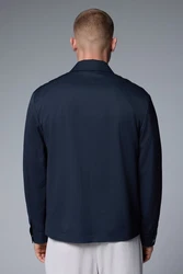 Next Sakko Coach-Jacke aus Twill Dunkelblau/Blau