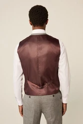 Next Anzugweste Regular Fit Grau