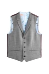 Next Anzugweste Regular Fit Grau