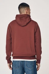 Next Kapuzensweatshirt Regular Fit Hoodie Braun/Rot/Dunkelbraun