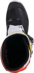 Alpinestars Tech 3 Motocross Stiefel Orange/Rot/Grau/Grün/Mischfarben/Weiß