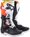 Alpinestars Tech 3 Motocross Stiefel Orange/Rot/Grau/Grün/Mischfarben/Weiß