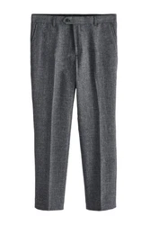 Next Stoffhose Slim Fit Hose Dunkelgrau/Grau/Hellgrau