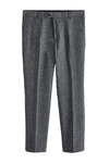 Next Stoffhose Slim Fit Hose Dunkelgrau/Grau/Hellgrau