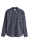 Next Langarmhemd Dunkelblau/Blau/Grau/Lila