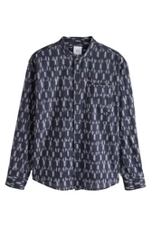 Next Langarmhemd Dunkelblau/Blau/Grau/Lila