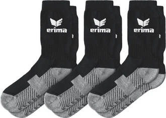 Erima Sportsocken 3-Pack Grau/Dunkelgrau/Schwarz/Dunkelblau