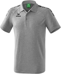 Erima Essential 5-C Poloshirt Hellgrau/Grau/Rot/Silber/Dunkelgrau