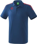 Erima Essential 5-C Poloshirt Blau/Dunkelblau/Hellblau/Rot