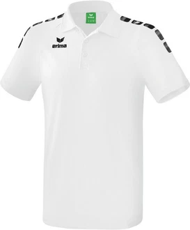 Erima Essential 5-C Poloshirt Weiß/Creme/Rot