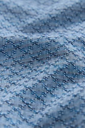 Next Langarmhemd Doppeltasche Blau/Hellblau/Dunkelblau