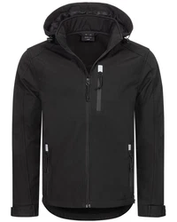 Brandit Herren Softshelljacke Schwarz/Grau/Dunkelgrau