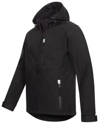 Brandit Herren Softshelljacke Schwarz/Grau/Dunkelgrau