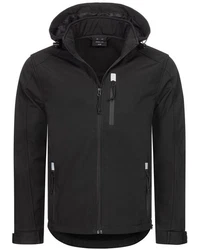 Brandit Herren Softshelljacke Schwarz/Grau/Dunkelgrau