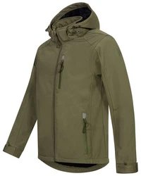 Brandit Herren Softshelljacke Dunkelgrün/Khaki/Braun