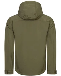 Brandit Herren Softshelljacke Dunkelgrün/Khaki/Braun