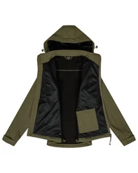 Brandit Herren Softshelljacke Dunkelgrün/Khaki/Braun