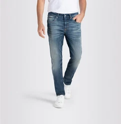 MAC Straight Jeans blau
