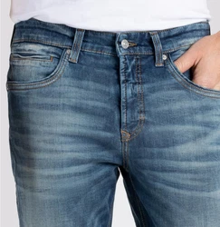 MAC Straight Jeans blau