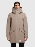 khujo Wintermantel LARC Beige/Braun/Khaki/Grau